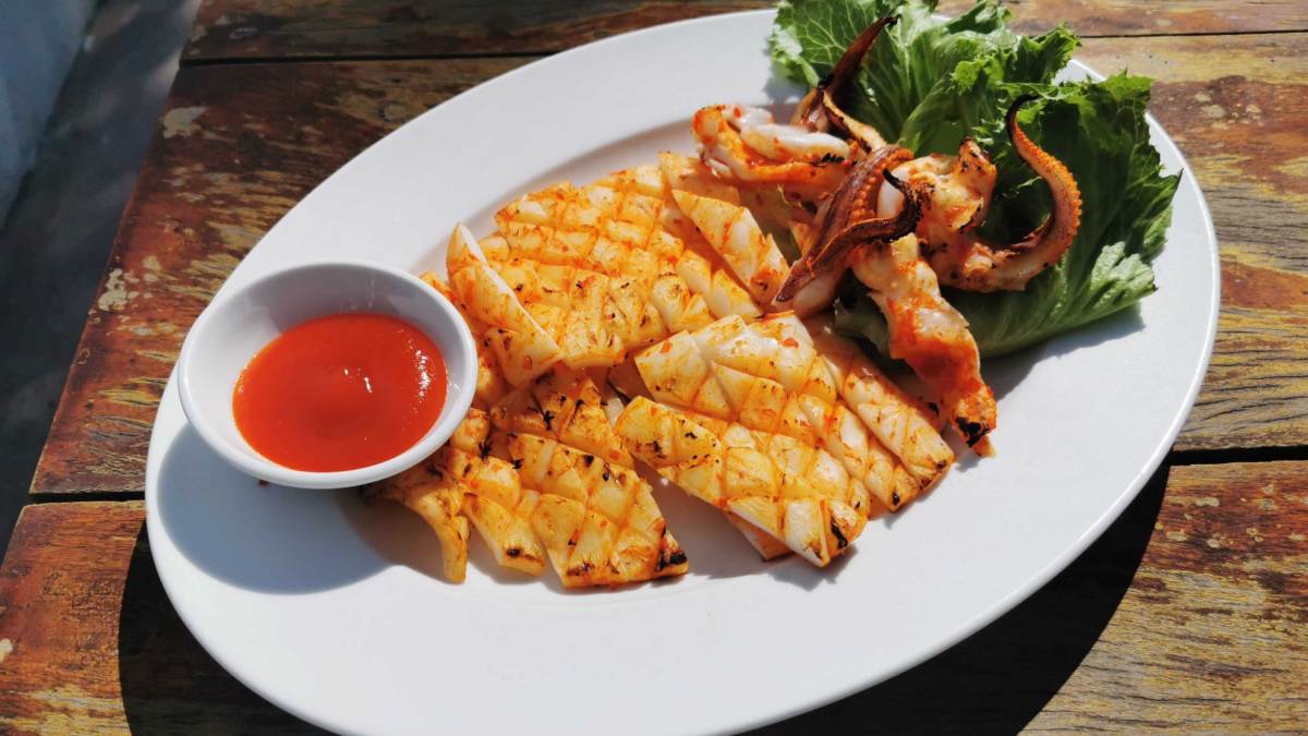 mực nang xào sa tế