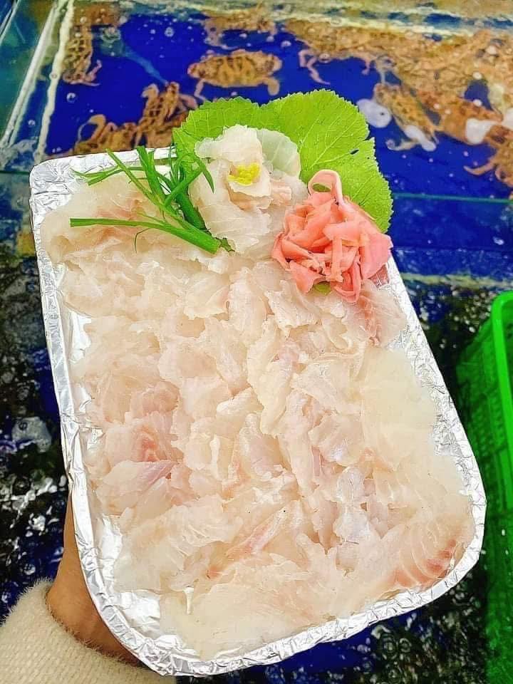 cá mú bông đã làm sạch thịt trắng dai