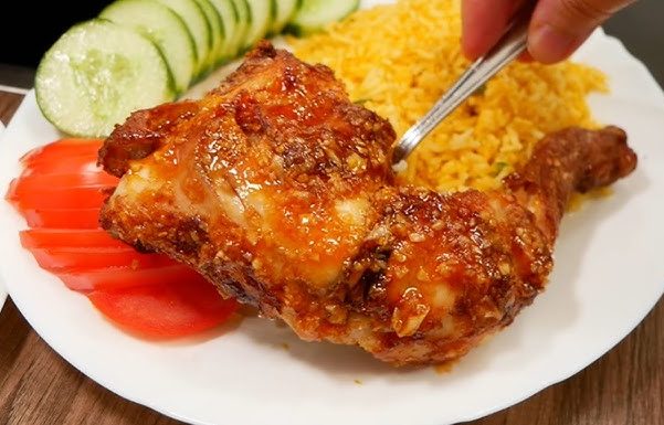 đùi gà chiên giòn