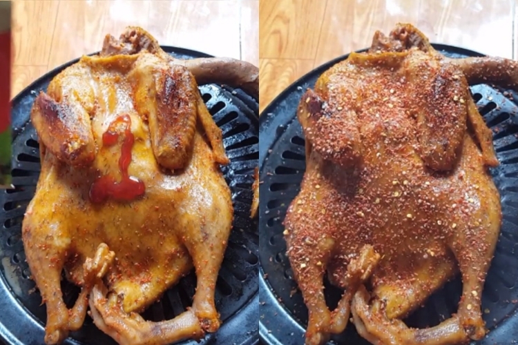 bọng vịt nướng muối ớt