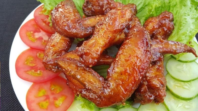 cánh vịt chiên mắm