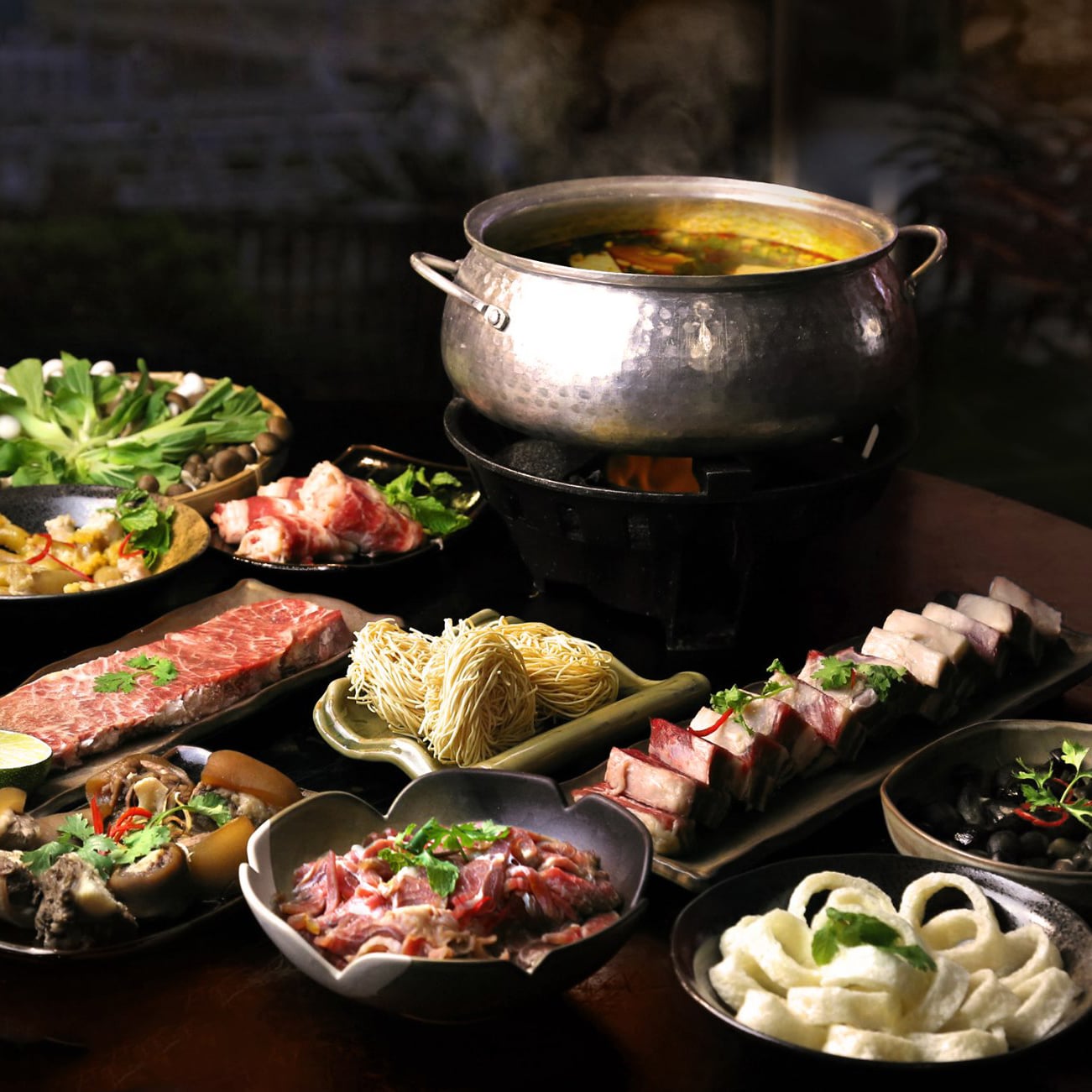 dẻ sườn bò nhúng lẩu