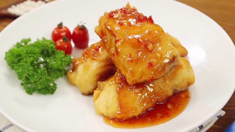 phi lê cá diêu hồng sốt