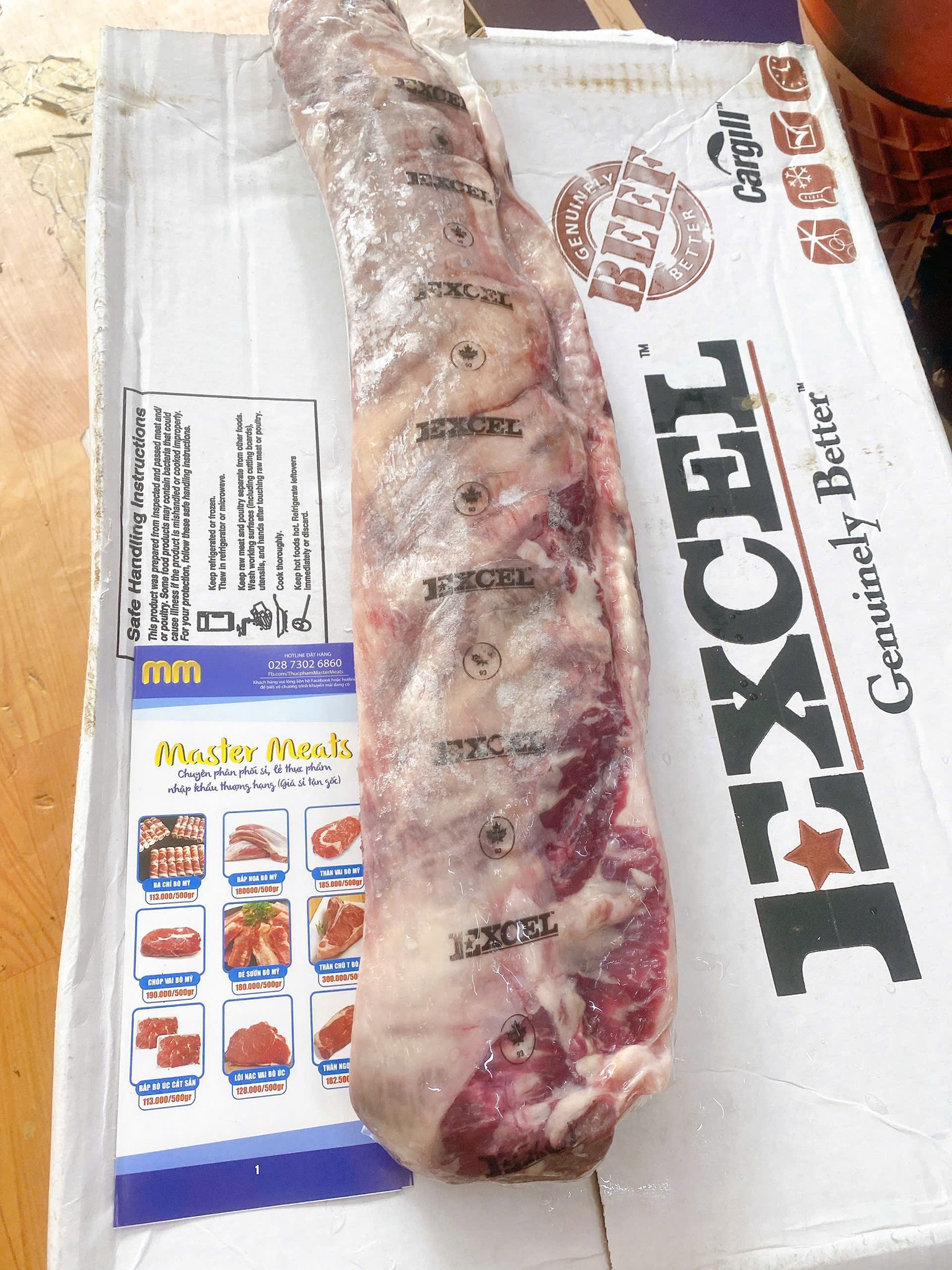 thăn nội bò mỹ excel giá sỉ