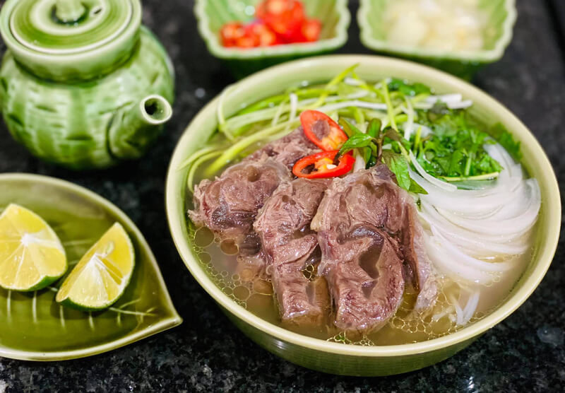 phở bắp bò úc