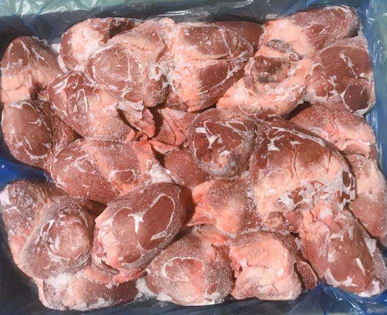 tim heo đông lạnh 5 sao tây ban nha