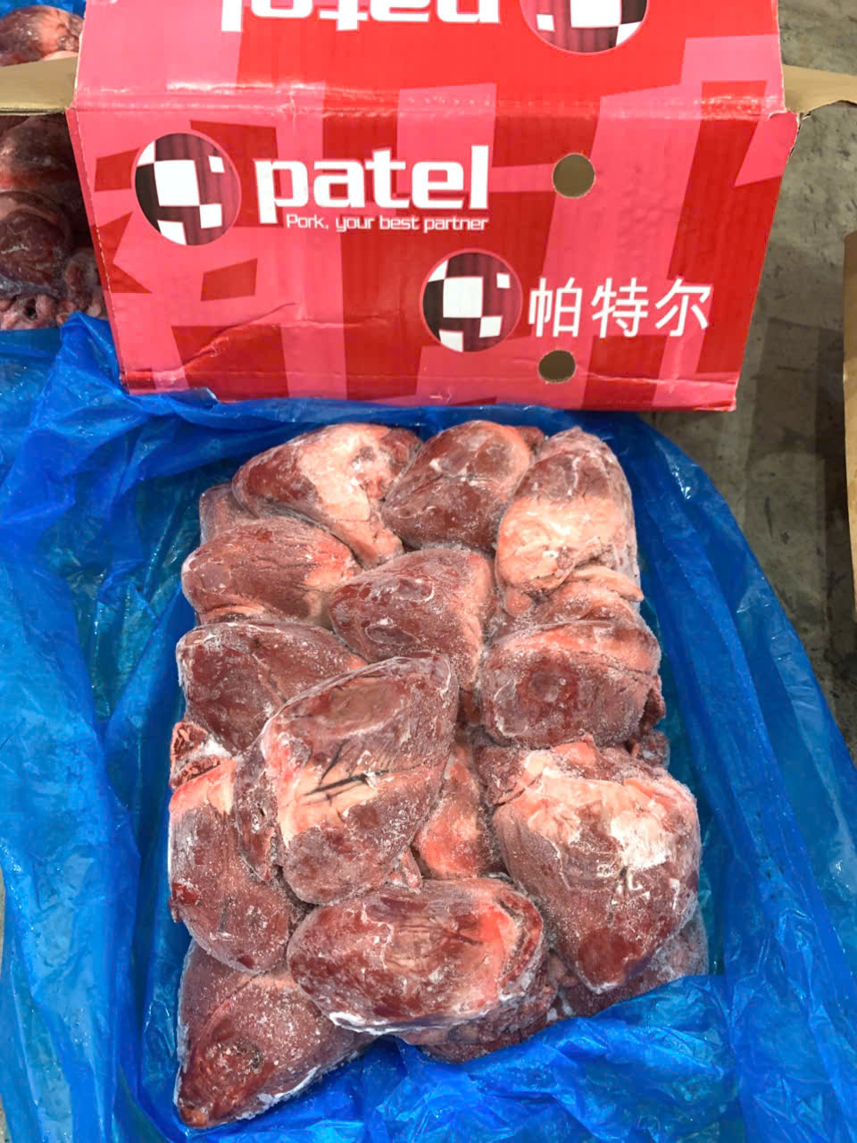 tim heo nhập khẩu spain patel