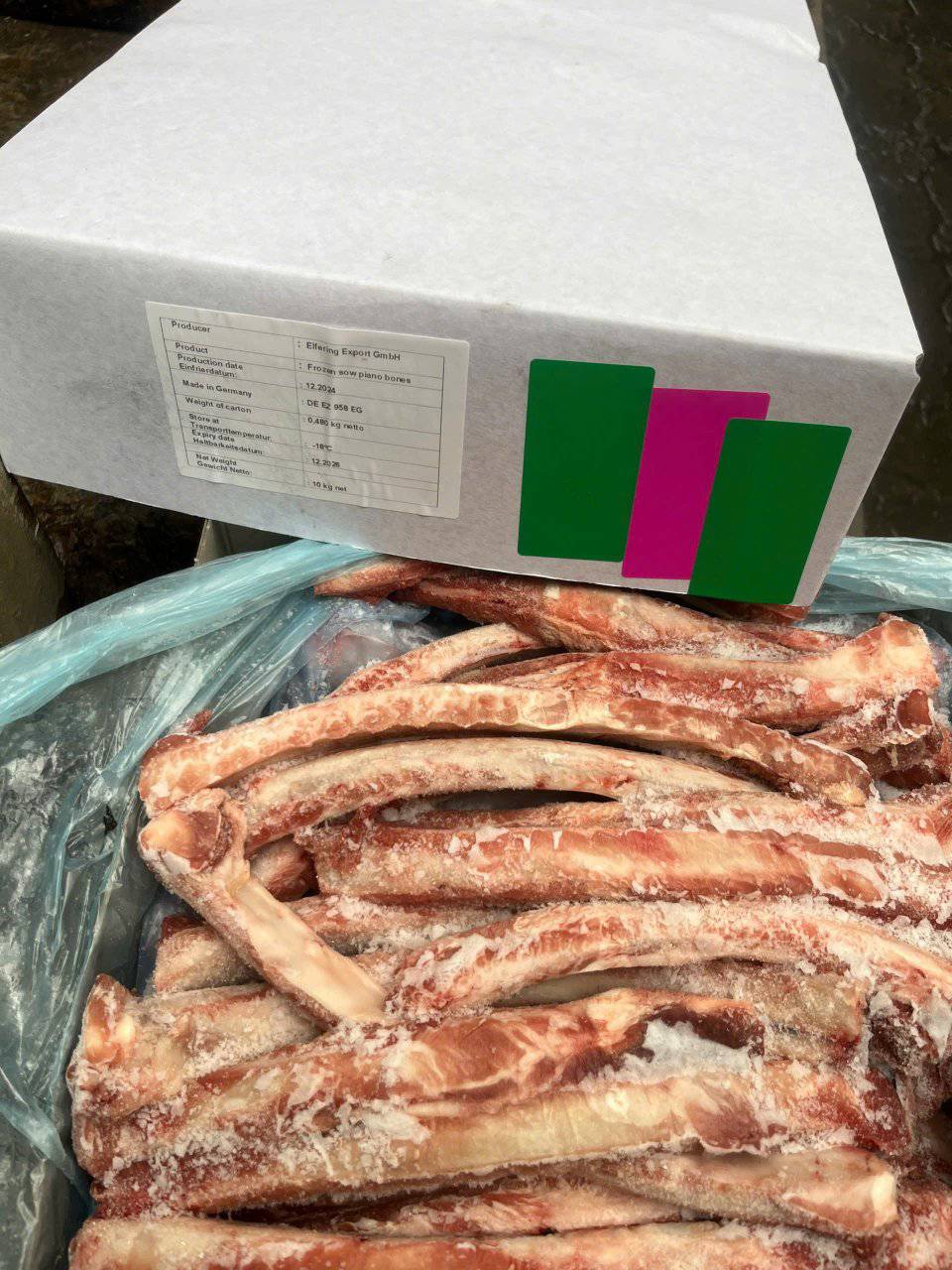 sườn heo đông lạnh nhập khẩu brazil