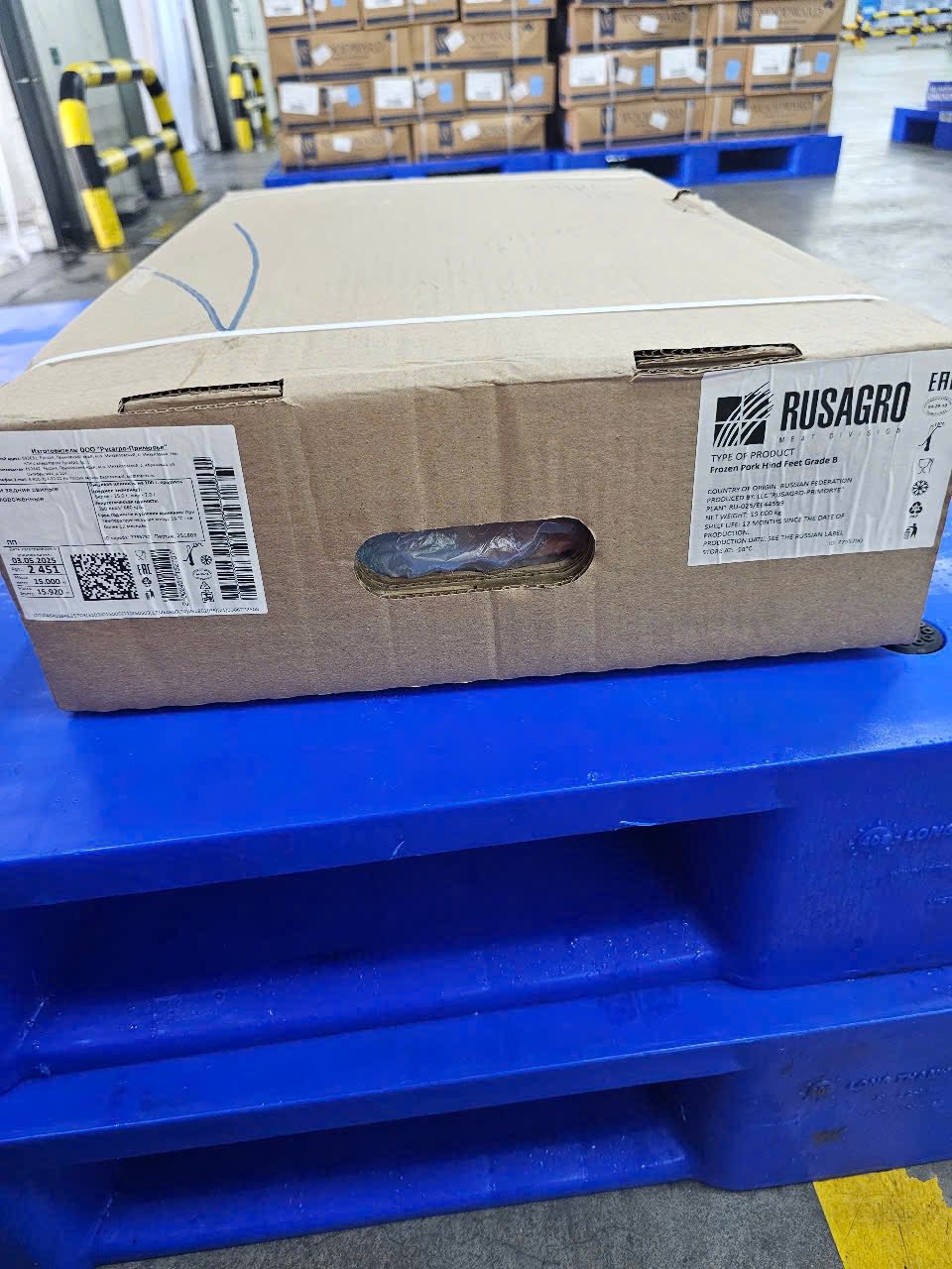 móng heo trước nhập khẩu nga rusagro