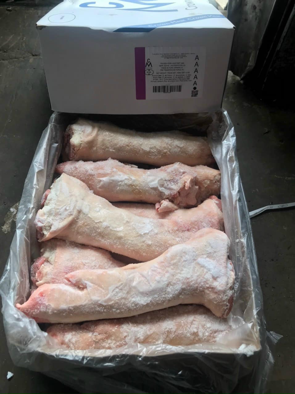 dựng heo đông lạnh nhập khẩu đức