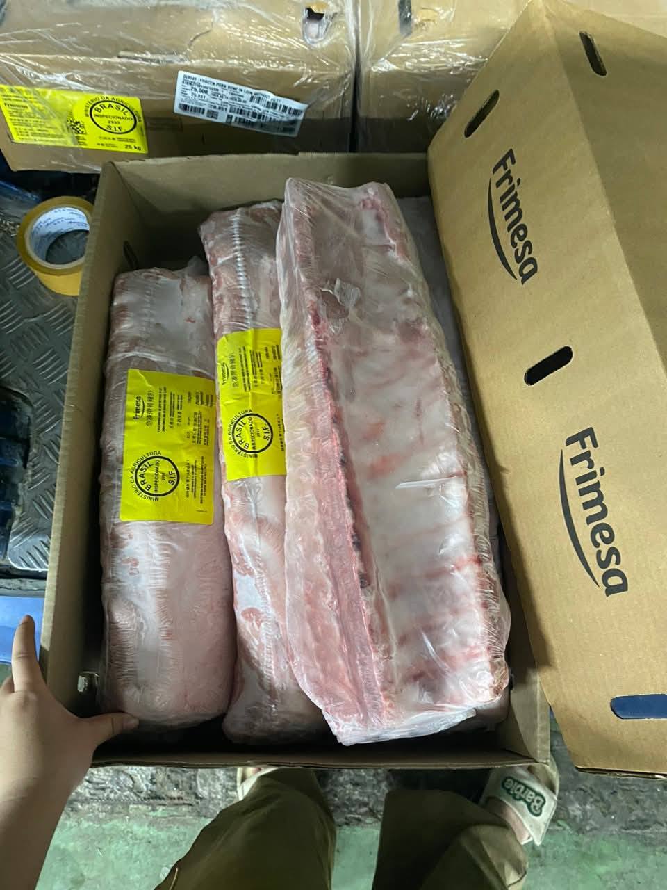cốt lết heo đông lạnh frimesa brazil