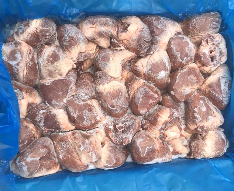 tim heo đông lạnh nhập khẩu tây ban nha