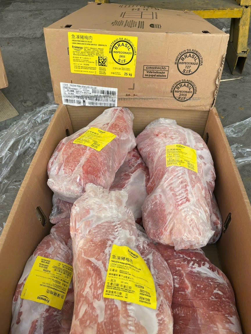 nạc dăm heo frimesa brazil